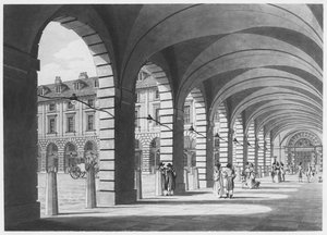 Piazza, Covent Garden, 1796 von Thomas Malton Jnr.