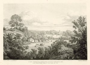 Blick von Blackheath in Richtung Lee, London