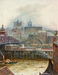 Blick auf Newcastle von Gateshead von Thomas Marie Madawaska Hemy