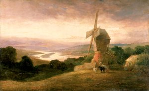 Der Tyne von Windmill Hills, Gateshead, ca. 1818