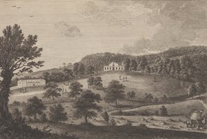 Ansicht der Lodge im South Park, nahe Penshurst in der Grafschaft Kent, aus The H..., 1777-90 von Thomas Milton