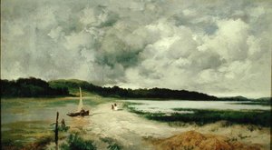 Ein vorbeiziehender Schauer auf Long Island