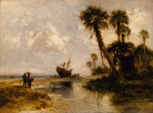 Fort George Island, Florida von Thomas Moran