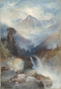 Berg des Heiligen Kreuzes, 1890 (Aquarell und Gouache über Graphit)