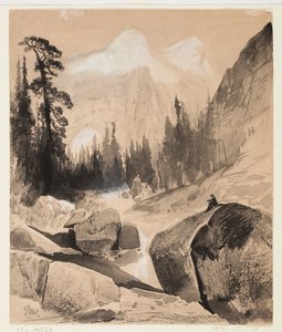 Der Norddom, Yosemite, Kalifornien von Thomas Moran