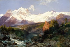 Die Teton Range, 1897