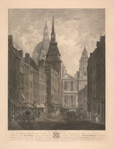 Teilansicht der Westfassade von St. Pauls von Thomas Morris