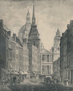 Einkaufen in der Ludgate Street, 1795, 1920