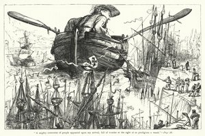 Illustration für Gullivers Reisen von Jonathan Swift von Thomas Morten