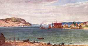 Port Hawkesbury, an der Strait of Canso, Cape Breton von Thomas Mower Martin