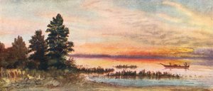 Sonnenuntergang am Lake Superior