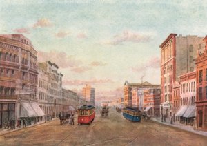 Winnipeg, Ecke Main Street und Portage Avenue von Thomas Mower Martin