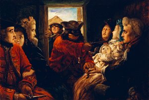 Reisen um 1760, "Ihr Geld oder Ihr Leben", 1861 von Thomas Musgrave Joy