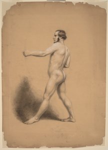 Bogenschütze, Aktstudie von Thomas Nast