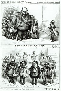 Karikaturen mit William Marcy 