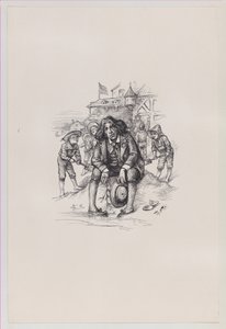 Oscar am Meeresufer, 26. August 1882 von Thomas Nast