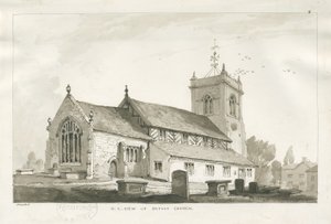 Betley Kirche (1838) von Thomas Peploe Wood