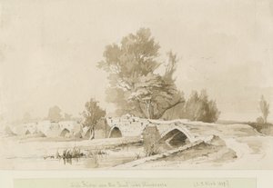Handsacre - Alte Hohe Brücke von Thomas Peploe Wood