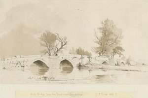 Handsacre - Alte Hohe Brücke von Thomas Peploe Wood
