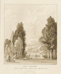 Sandon - Denkmal für William Pitt von Thomas Peploe Wood