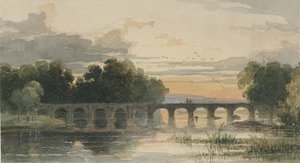 Shugborough Brücke: Aquarell, undatiert [19. Jahrhundert]