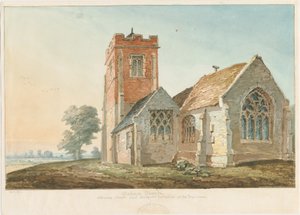 Wichnor Kirche: Aquarell