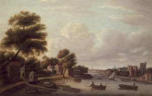 Blick auf die Themse am Lambeth Palace