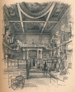 Innenraum des Bankettsaals, Whitehall Palace, 1902