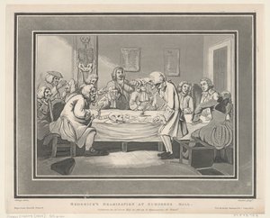 Rodericks Untersuchung in der Chirurgenhalle, 12. Mai 1800 von ThomasThomas Rowlandson, Joseph Constantine Stadler Thomas Rowlandson, Joseph Constantine Stadler