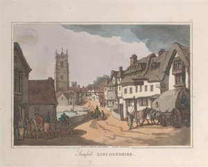 Stamford Lincolnshire, aus Skizzen aus der Natur, 1822