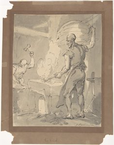 Ein Schmied von Thomas Rowlandson