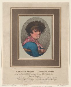 Ein britischer Seemann! Ein Herz aus Eiche!, 15. November 1801 von Thomas Rowlandson