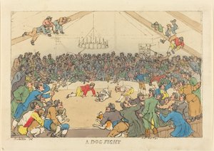 Ein Hundekampf von Thomas Rowlandson