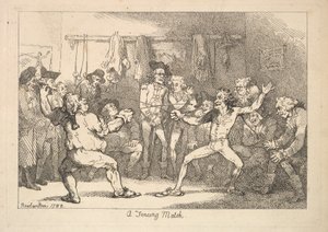 Ein Fechtkampf von Thomas Rowlandson