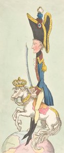 Ein großer Mann auf seinem Steckenpferd, 1803 von Thomas Rowlandson