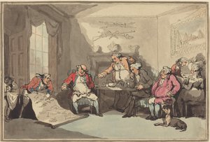 Ein Miliztreffen von Thomas Rowlandson