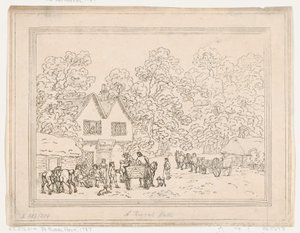 Ein ländlicher Halt von Thomas Rowlandson