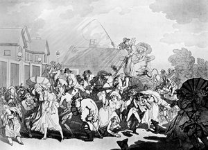 Ein plötzlicher Sturm im Hyde Park, ca. 1791