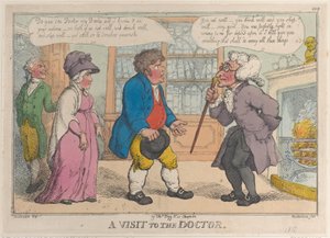 Ein Besuch beim Arzt von Thomas Rowlandson