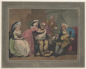 Ein Besuch beim Onkel, 20. Dezember 1794 von Thomas Rowlandson