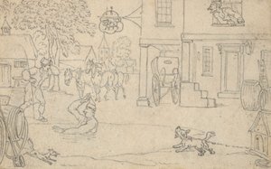 Albumzeichnung von Thomas Rowlandson