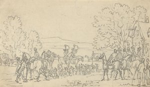 Albumzeichnung von Thomas Rowlandson