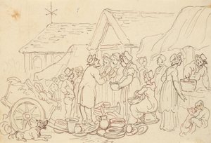 Albumzeichnung von Thomas Rowlandson
