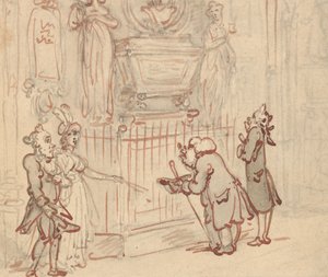 Albumzeichnung von Thomas Rowlandson