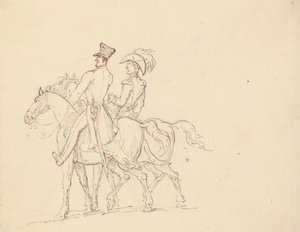 Albumzeichnung von Thomas Rowlandson