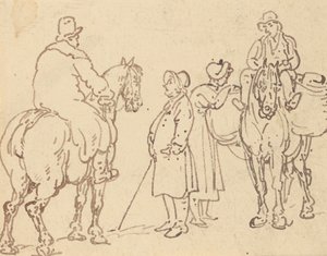 Albumzeichnung von Thomas Rowlandson