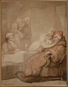 Ein Auge auf das Testament von Thomas Rowlandson