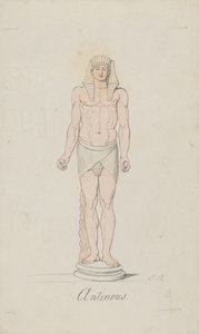 Antinous als Osiris von Thomas Rowlandson