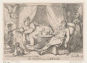 Zuhause und im Ausland, 28. Februar 1807 von Thomas Rowlandson