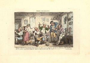 Barbier schneidet sich in den Daumen, während er einen Kunden rasiert